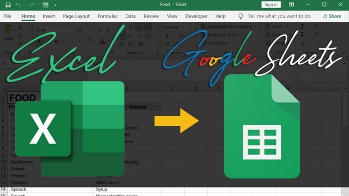 How to Import Excel to Google Sheets