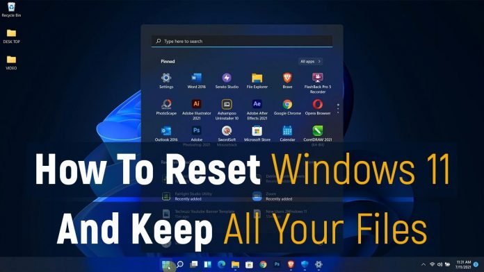 How to Reset Windows 11 Without Losing Files or Data
