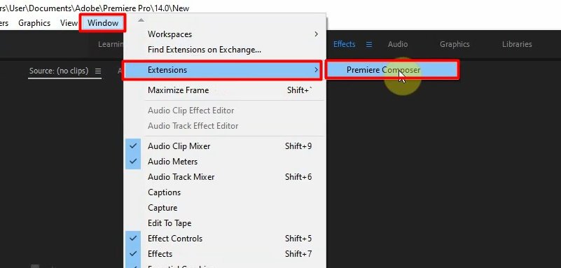 How To Download And Install Premiere Composer Plugin For Adobe Premiere Pro12