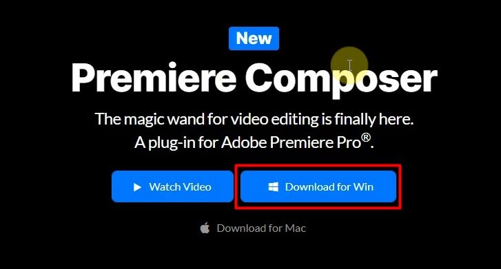 How To Download And Install Premiere Composer Plugin For Adobe Premiere Pro3