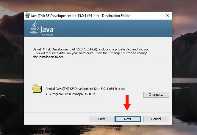 How to download and install java jdk 15 on Windows 10 PC5