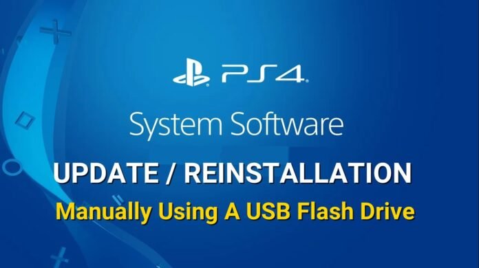 Reinstall PS4 System Software Using a USB Drive