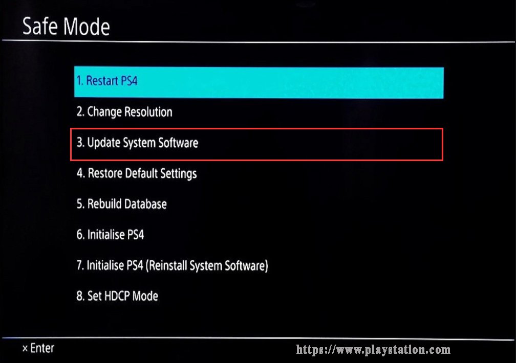 how do i install ps4 update from usb