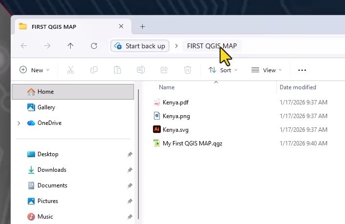 How to Make Your First Map in QGIS in 2026 10 Exporting and Sharing Your First Map2