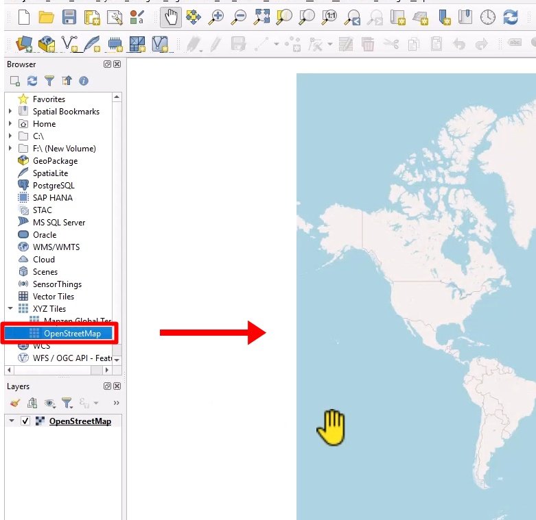 How to Make Your First Map in QGIS in 2026 3 QGIS Adding a Basemap and the World Map Shapefile